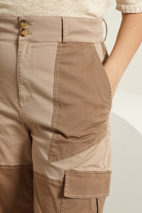 Pantaloni patchwork Intrend - 2