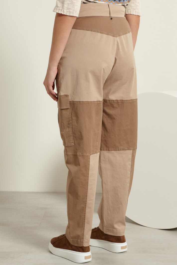 Pantaloni patchwork