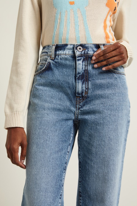 Jeans cinque tasche in denim Intrend - 2
