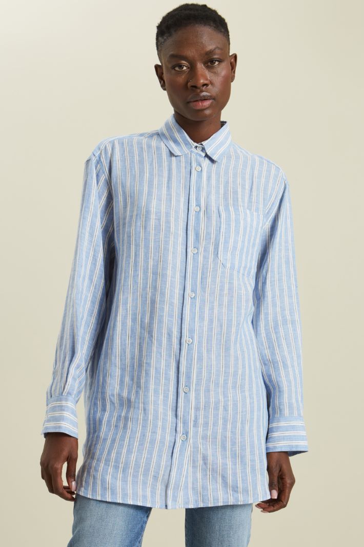 Linen canvas shirt Intrend