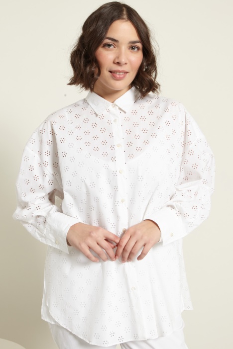Camicia con motivo cut out Intrend
