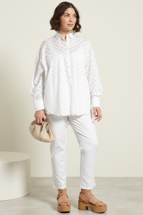 Camicia con motivo cut out Intrend