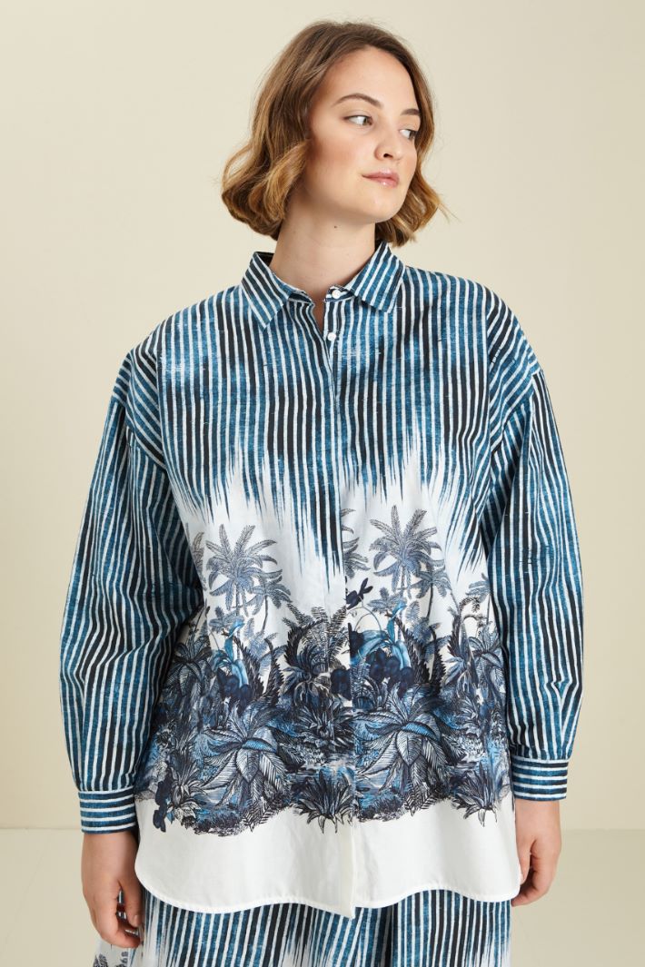 Cotton poplin shirt Intrend