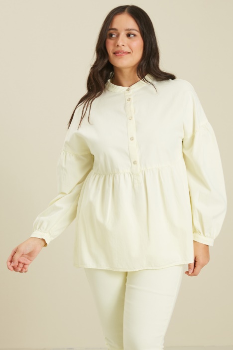 Cotton gabardine shirt Intrend