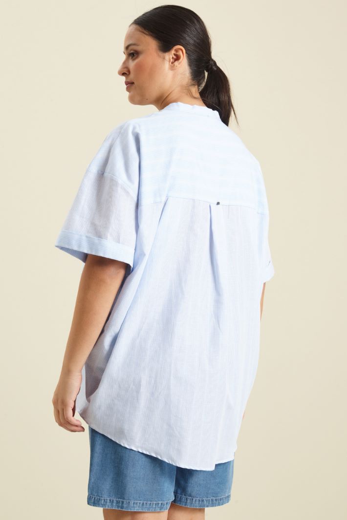 Casacca in cotone e lino Intrend