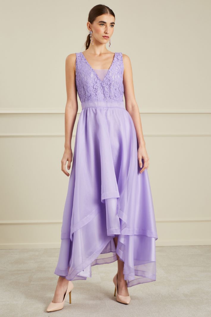 Lace and organza dress Intrend