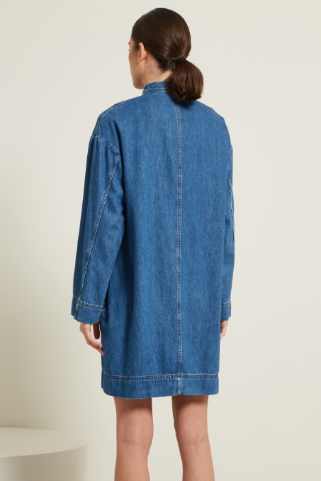 Abito in denim con cintura Intrend - 2