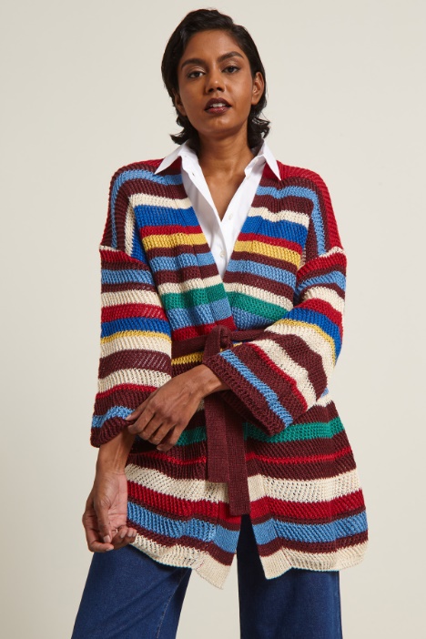 Cardigan con cintura  Intrend