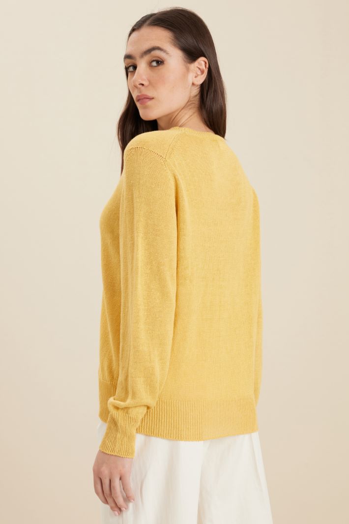 Linen yarn sweater Intrend