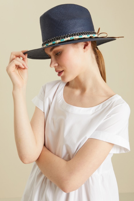 Raffia fedora hat Intrend