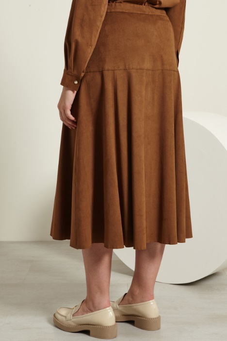Gonna lunga in suede Intrend - 3