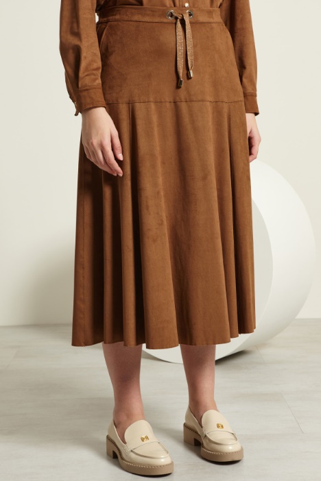 Gonna lunga in suede Intrend - 2