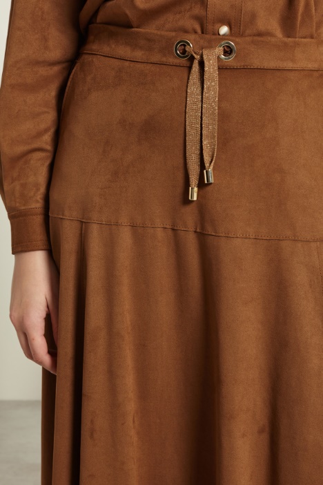 Gonna lunga in suede Intrend - 2