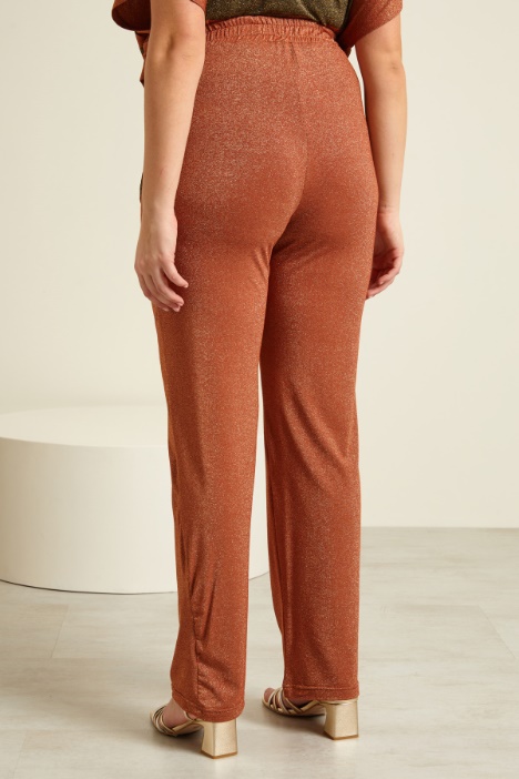 Pantaloni in jersey lamè Intrend - 2