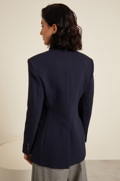 Blazer sfiancato in crépe Intrend - 3