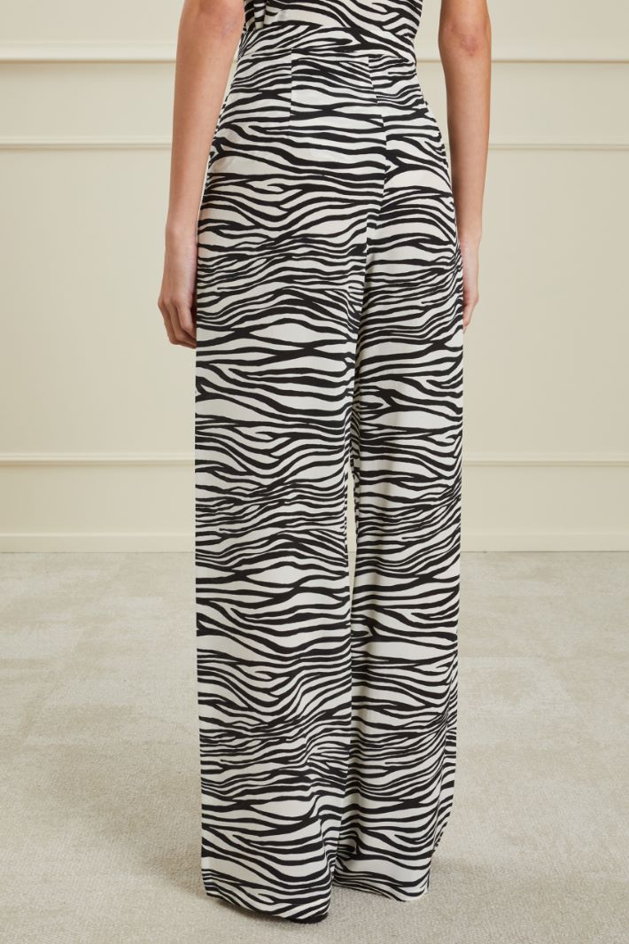 Pantaloni in pura seta Intrend