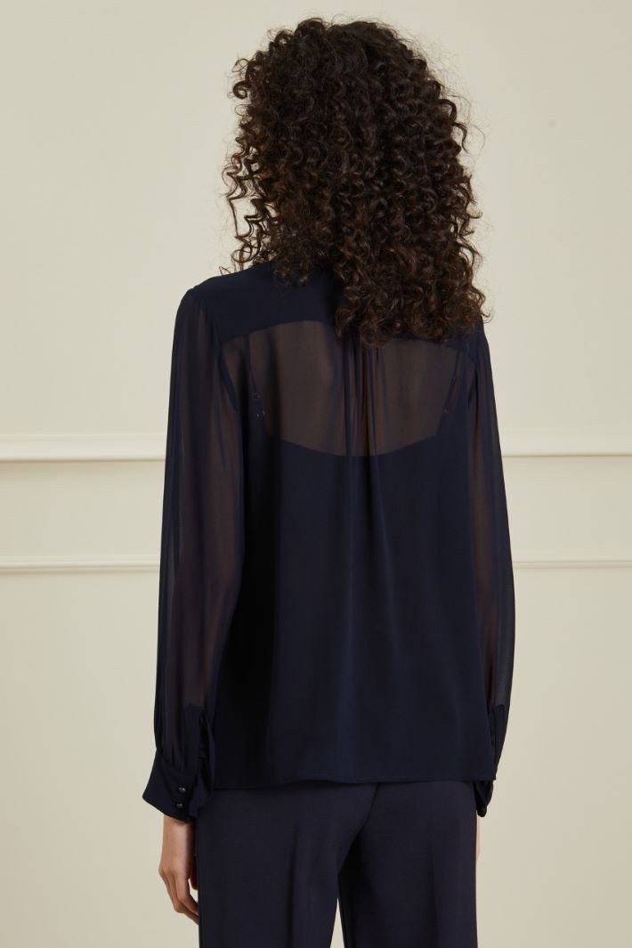 Silk georgette shirt  Intrend