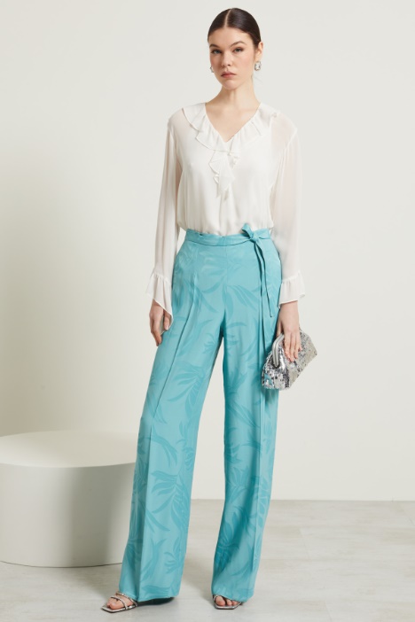 Blusa con rouches Intrend