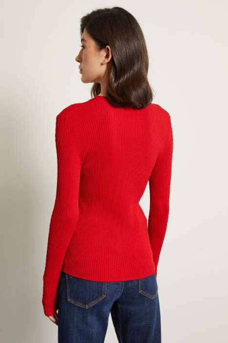 Cardigan aderente a coste Intrend - 2