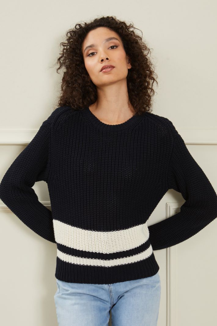 Cotton yarn sweater Intrend