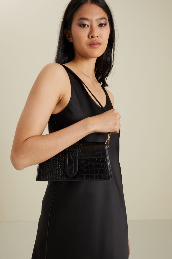 Croc print bag Intrend