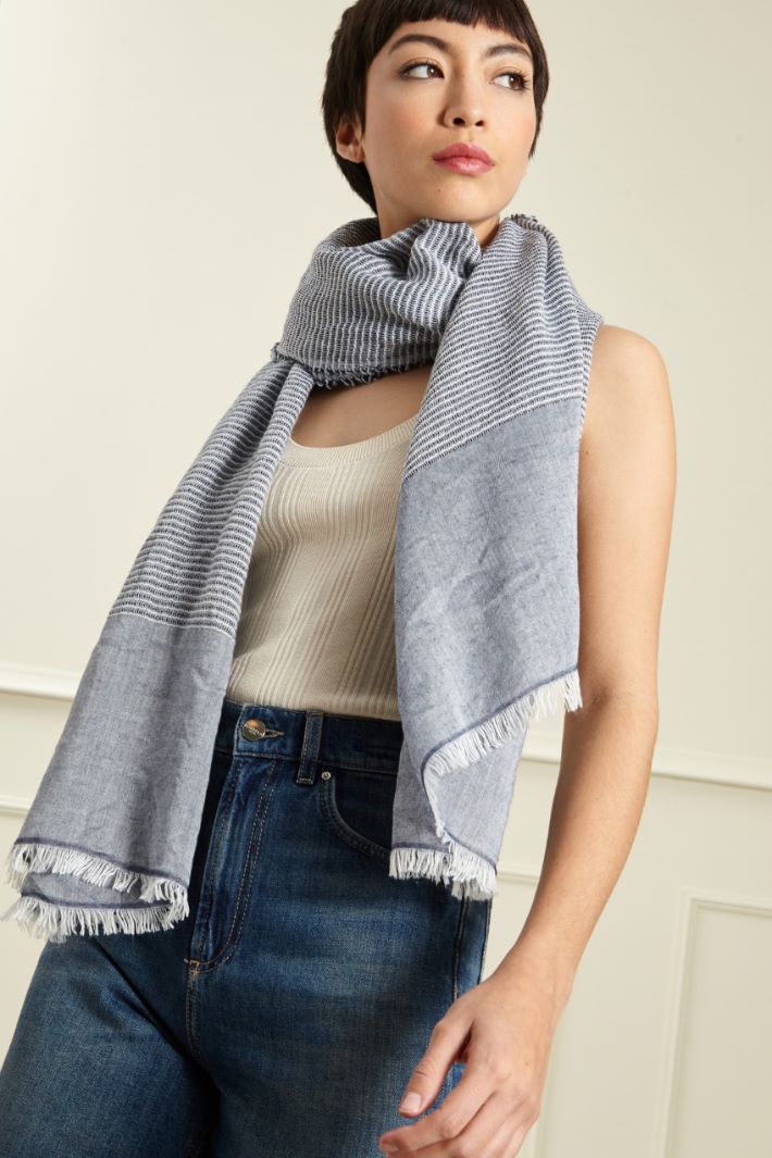 Lurex viscose blend scarf Intrend