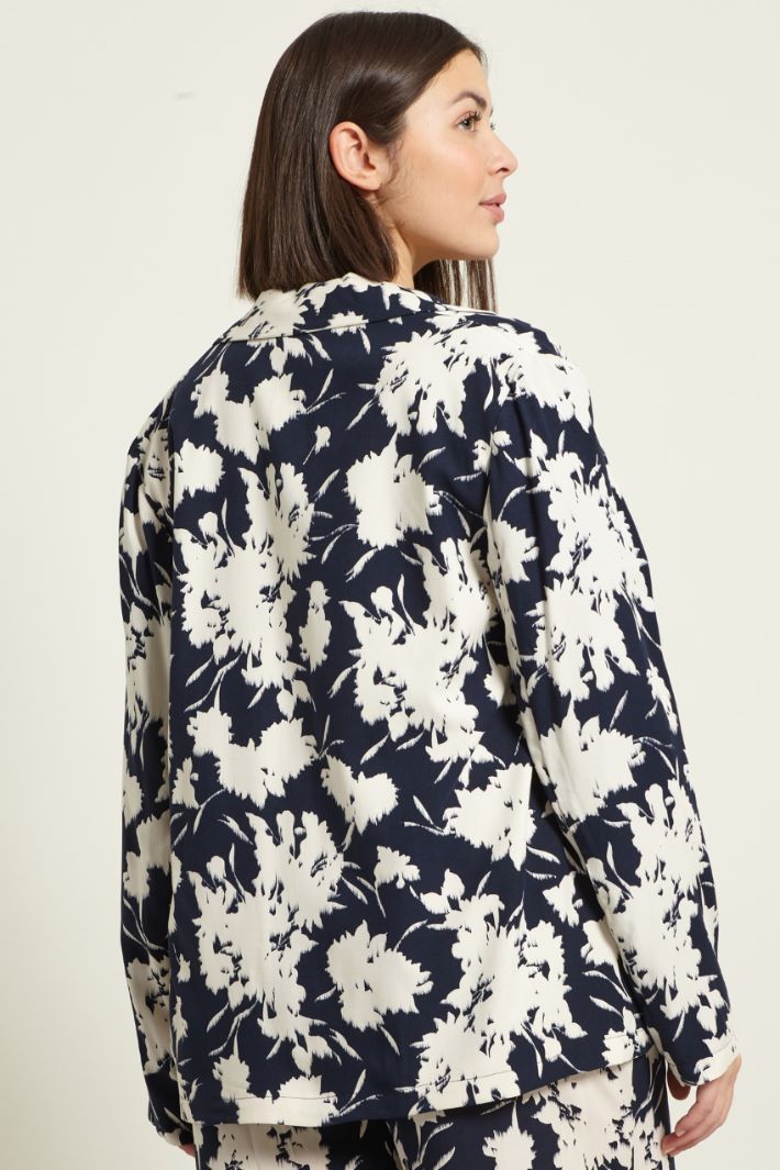 Blazer in tela stampata