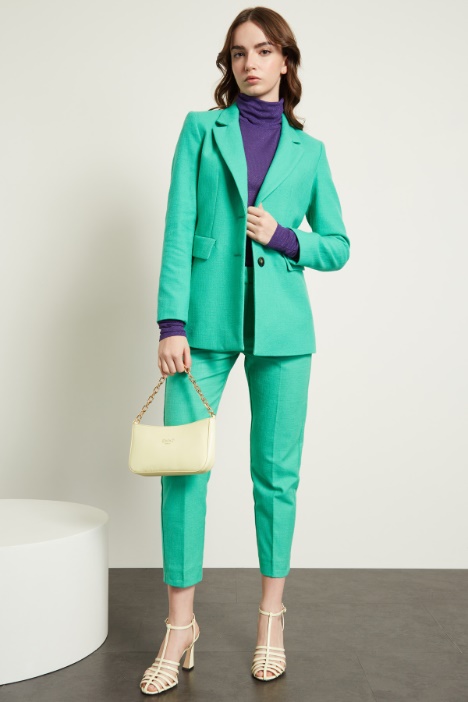 Blazer sfiancato in stuoia Intrend