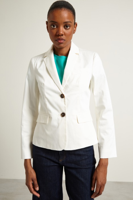 Blazer in raso di cotone Intrend
