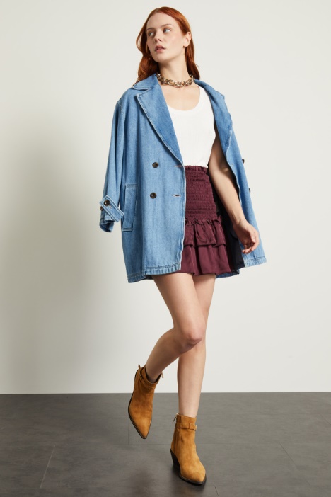 Gonna con arricciatura elastica Intrend