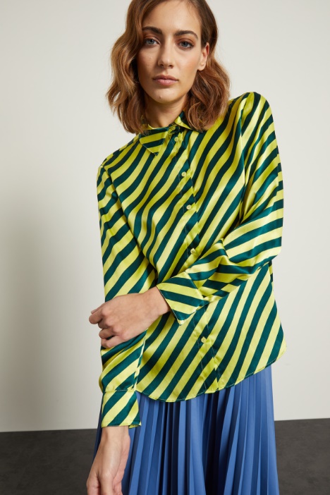 Camicia in pura seta Intrend
