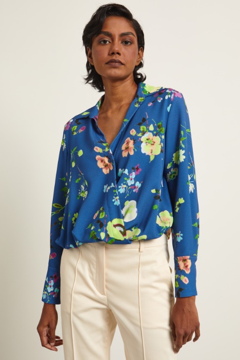 Blusa con incrocio Intrend