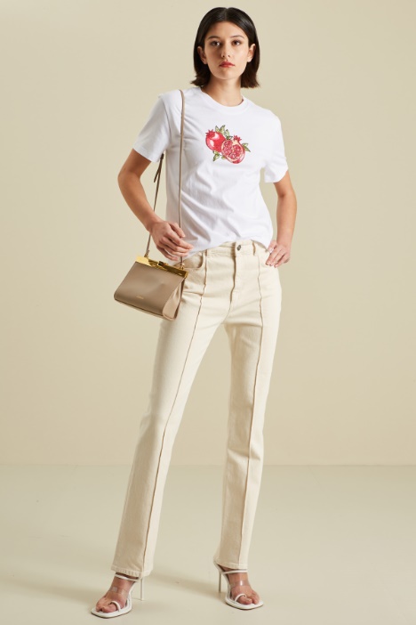 Pantaloni in bull con piega Intrend