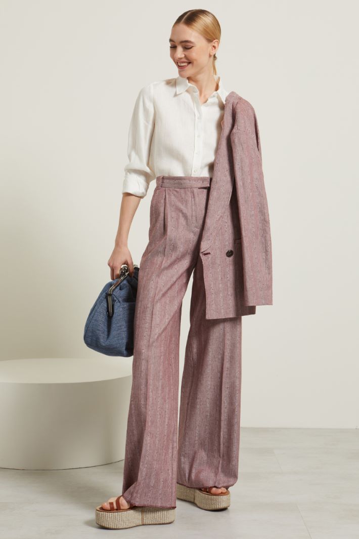 Pantaloni gessati