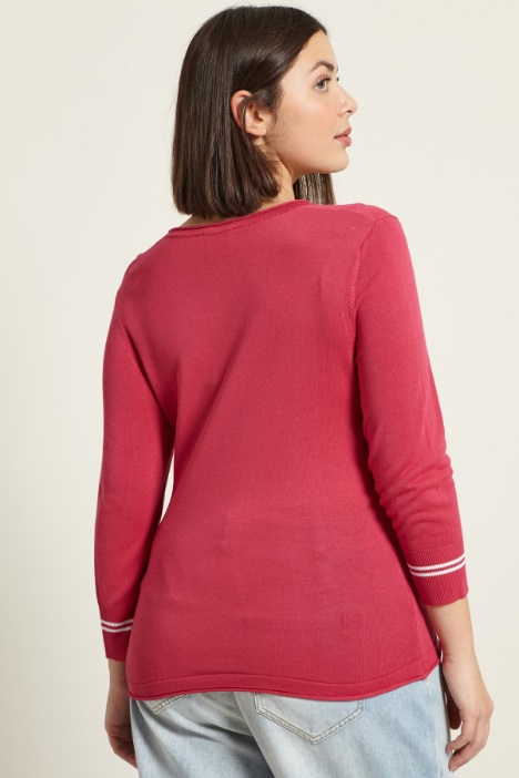 Maglia con scollo a U Intrend - 2