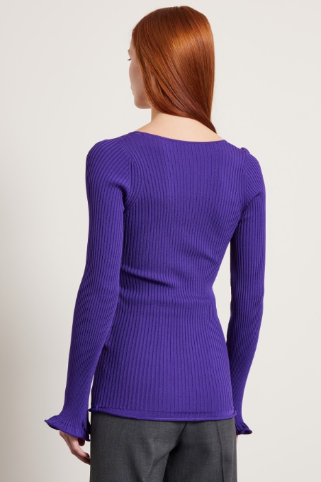 Maglia con bordi ondulati Intrend - 2