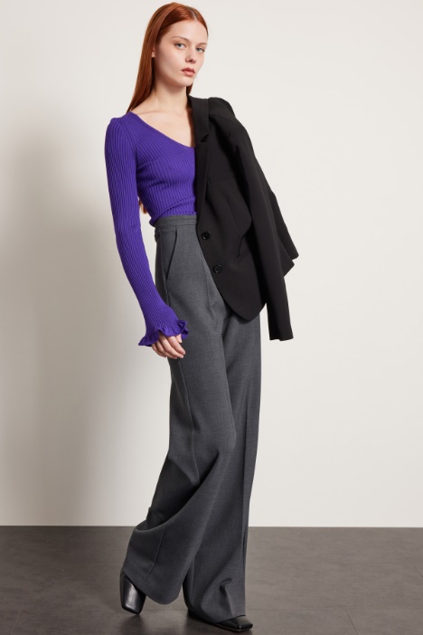 Maglia con bordi ondulati Intrend - 3