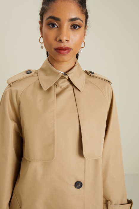 Trench in gabardina antigoccia Intrend - 3