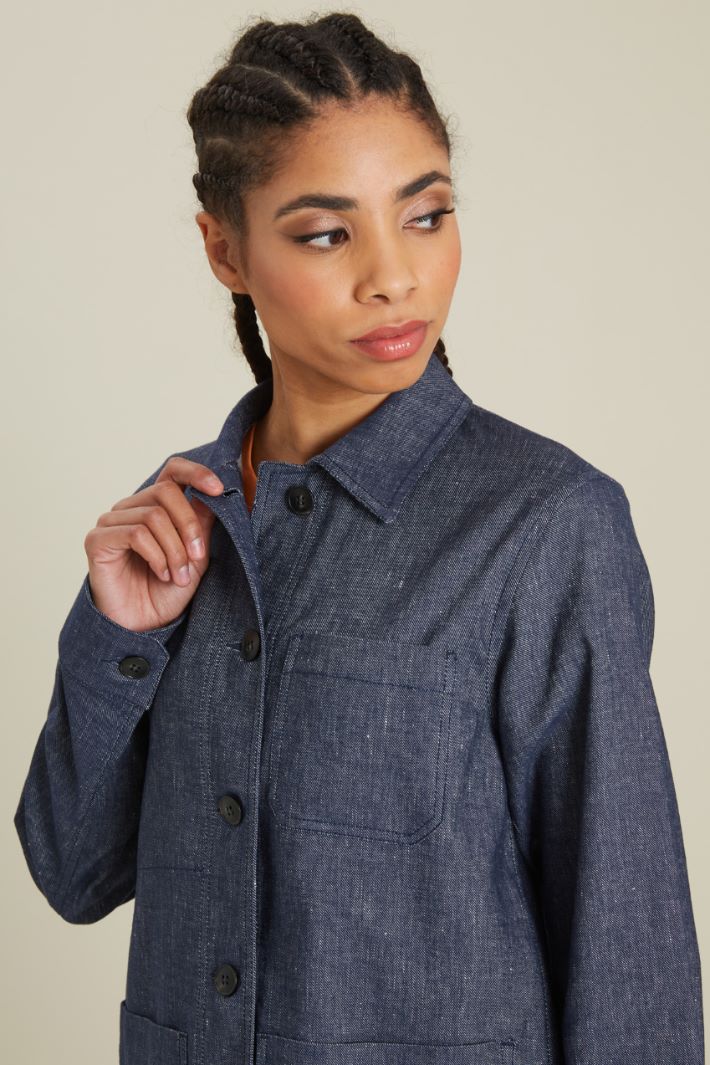 Linen and cotton jacket  Intrend