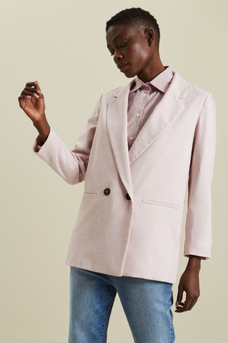 Blazer doppiopetto lamè Intrend