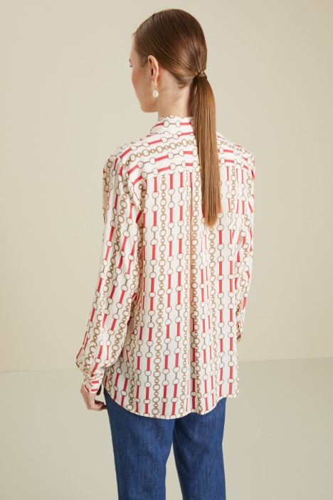 Camicia in crepe stampato Intrend - 2