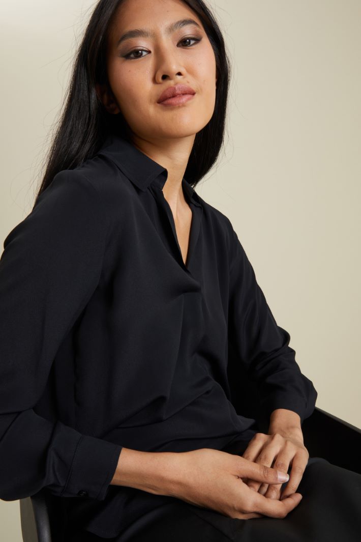Crepe de chine shirt Intrend