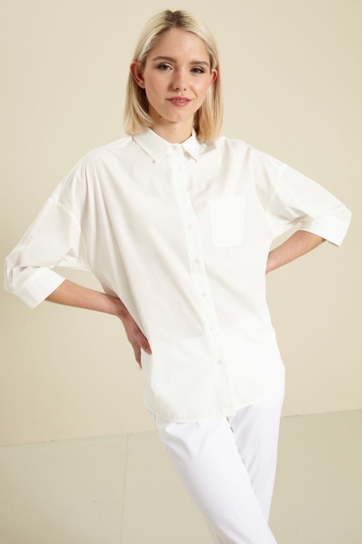 Camicia over in popeline Intrend