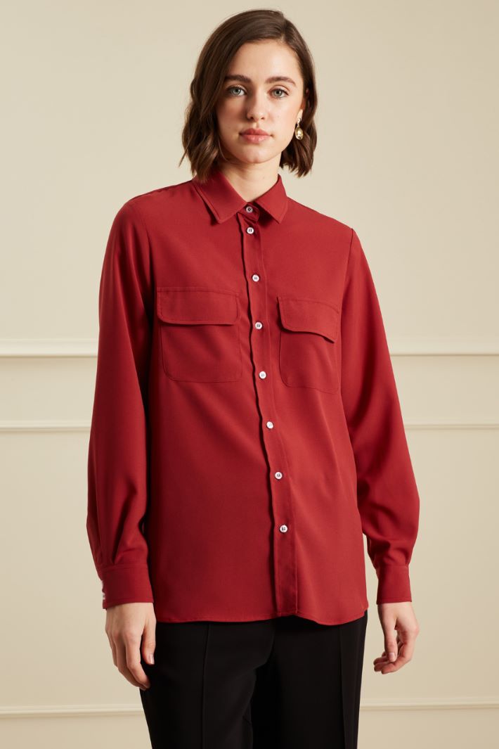 Crepe de chine shirt Intrend