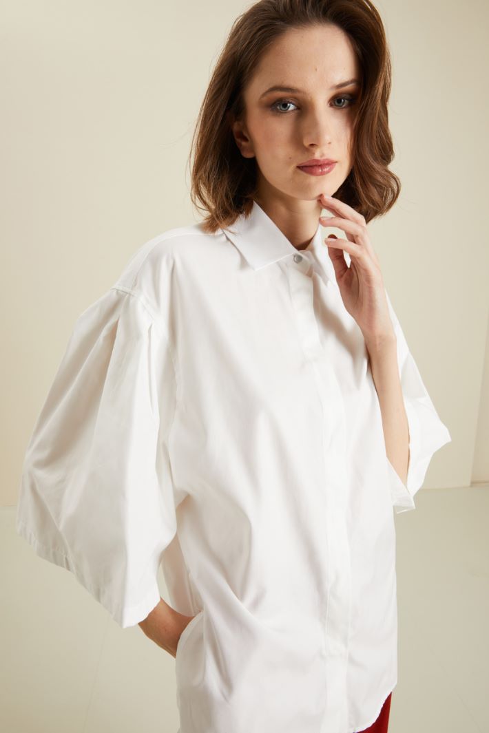 Camicia over in cotone