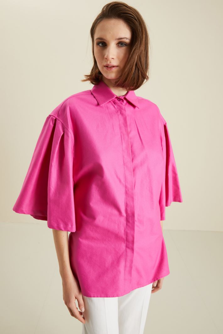Camicia over in cotone