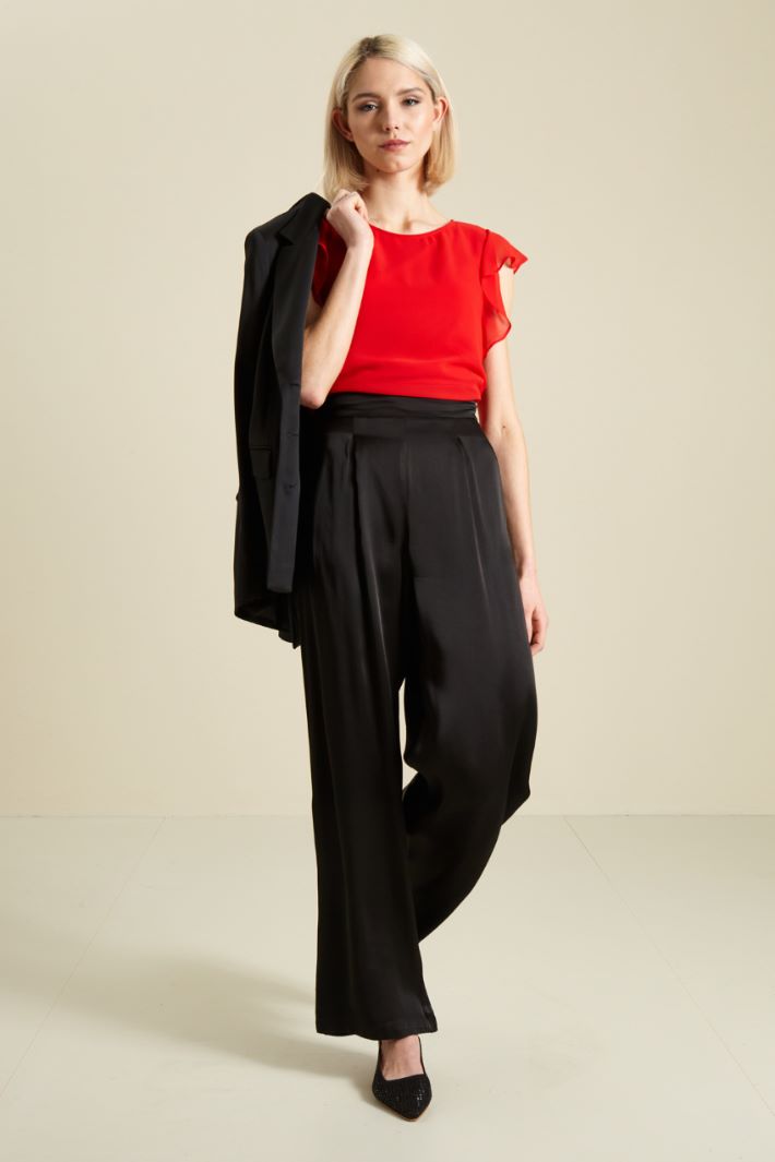 Satin palazzo trousers Intrend