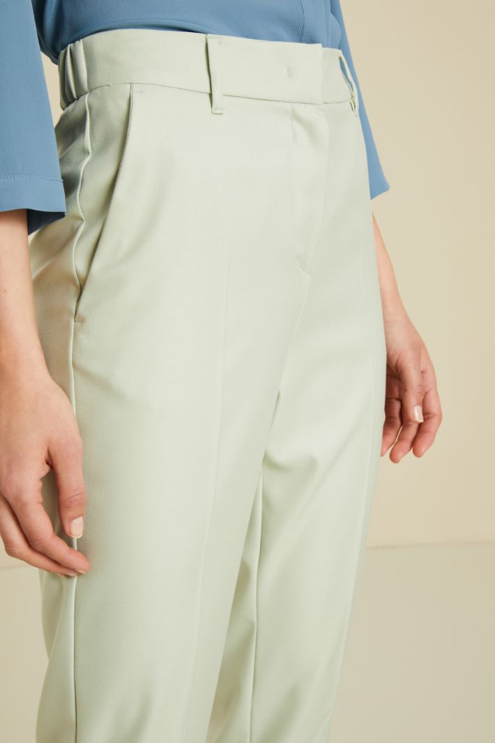 Viscose blend trousers Intrend