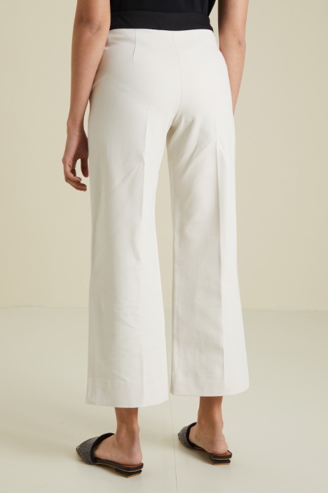 Pantaloni in cotone e viscosa Intrend - 2