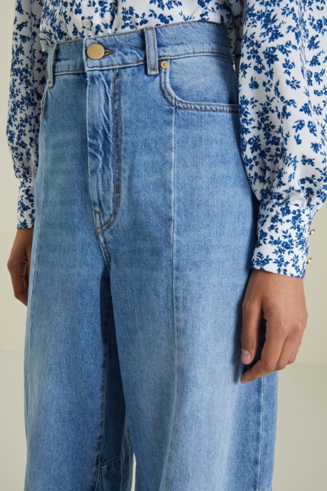 Jeans svasati in denim Intrend - 2